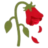 Verwelkte Blume Emoji 🥀 image - Google Noto Color Animated style