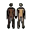 Woman And Man Holding Hands: Dark Skin Tone, Medium Skin Tone