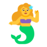 Mermaid Emoji 🧜‍♀️ image - Microsoft Classic 2D style