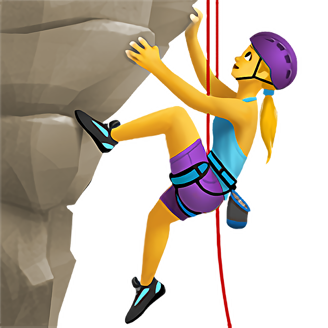 Woman Climbing