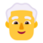Man: White Hair