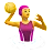 Woman Playing Water Polo