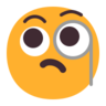 ใบหน้า With Monocle Emoji 🧐 image - Microsoft Classic 2D style