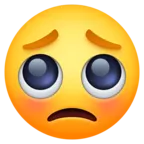 Cara con ojos suplicantes