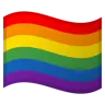 Rainbow Flag Emoji 🏳️‍🌈 image - Google Noto Color style