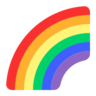 Arcoíris Emoji 🌈 image - Microsoft Classic 2D style