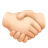 Handshake: Light Skin Tone