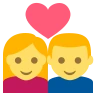 Emoji Pár szívvel 💑 image - EmojiTwo style