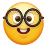Nerd Face Emoji 🤓 image - Huawei Harmony OS style