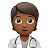 Health Worker: Medium-Dark Skin Tone