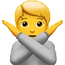 Person Gesturing No