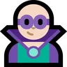 Man Supervillain: Light Skin Tone Emoji 🦹🏻‍♂️ image - Microsoft Windows 10 Segoe UI Emoji style