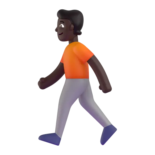 πΆπΏ - Person Walking: Dark Skin Tone Emoji meaning, copy and paste ...