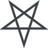 Ters Pentagram ⛧ image - EmojiTwo style