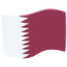 Flag: Qatar Emoji 🇶🇦 image - Facebook Messenger (2016) style