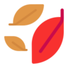 落叶 Emoji 🍂 image - Microsoft Classic 2D style