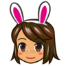 People With Bunny Ears: Medium Skin Tone Emoji 👯🏽 image - Emojidex style