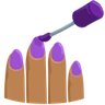 Nail Polish: Medium Skin Tone Emoji 💅🏽 image - Facebook Messenger (2016) style
