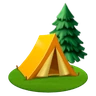 Emoji Campeggio 🏕 image - Huawei Harmony OS style