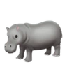 Hipopótamo Emoji 🦛 image - Huawei Harmony OS style