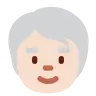 Older Person: Light Skin Tone Emoji 🧓🏻 image - Twitter / X (Twemoji) style