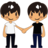 Men Holding Hands: Medium Skin Tone