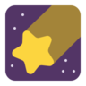 Emoji Hullócsillag 🌠 image - Microsoft Classic 2D style