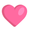 Cœur Rose Emoji 🩷 image - Microsoft Classic 2D style