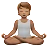 Person In Lotus Position: Medium Skin Tone