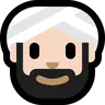 Person Wearing Turban: Light Skin Tone Emoji 👳🏻 image - Microsoft Windows 10 Segoe UI Emoji style