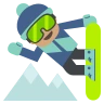 Snowboarder: Medium Skin Tone Emoji 🏂🏽 image - EmojiTwo style