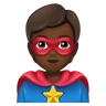Superhero: Medium-Dark Skin Tone Emoji 🦸🏾 image - Huawei Harmony OS style