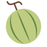 Emoji Melone 🍈 image - Microsoft Classic 2D style