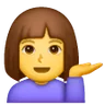 Woman Tipping Hand Emoji 💁‍♀️ image - Samsung style