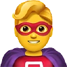 Man Superhero Emoji 🦸‍♂️ image - Apple style