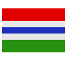 Flag: Gambia Emoji 🇬🇲 image - SerenityOS style