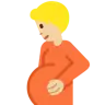 Pregnant Person: Medium-Light Skin Tone Emoji 🫄🏼 image - Twitter / X (Twemoji) style