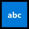 Input Latin Letters Emoji 🔤 image - Microsoft Windows 10 Segoe UI Emoji style