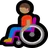 Man In Manual Wheelchair: Medium Skin Tone