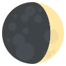 ワックスの三日月のシンボル Emoji 🌒 image - EmojiTwo style