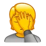Person Facepalming