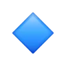 Petit losange bleu Emoji 🔹 image - Samsung style