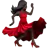 Woman Dancing: Dark Skin Tone