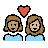 Couple With Heart: Woman, Woman, Medium Skin Tone, Medium-Light Skin Tone