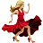 Woman Dancing: Medium-Light Skin Tone