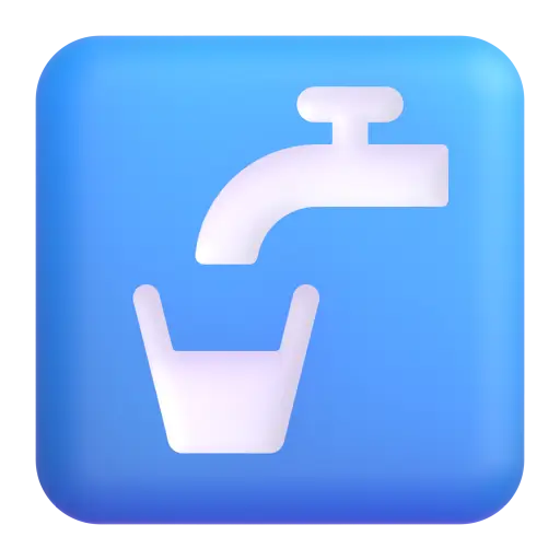Simbolo dell'acqua potabile