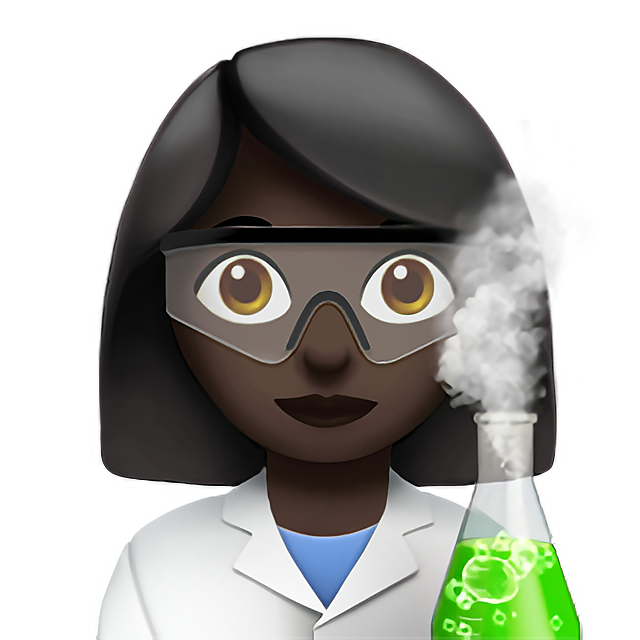 Woman Scientist: Dark Skin Tone