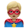Superhero: Medium-Light Skin Tone Emoji 🦸🏼 image - Huawei Harmony OS style