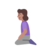 Woman Kneeling: Medium Skin Tone