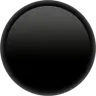 ミディアムブラックサークル Emoji ⚫ image - Apple style